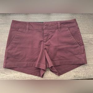 Volcom Burgundy Shorts Size 25